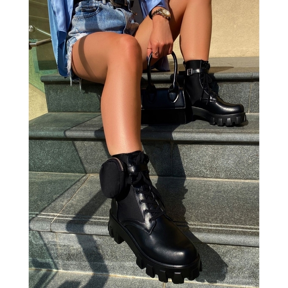 𝙇𝙖𝙨𝙩 7 & 8🖤🎥𝑺𝒊𝒈𝒏𝒂𝒕𝒖𝒓𝒆 𝑳𝒖𝒙𝒆 𝑪𝒐𝒎𝒃𝒂𝒕 𝑩𝒐𝒐𝒕 - BLACK - Picture 4 of 14